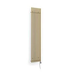 Underfloor Heating Sales 14 Terma Rolo Wall-Mounted Smart Designer Radiator Brass 800W