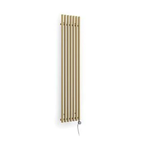 Terma Rolo Wall-Mounted Smart Designer Radiator Brass 800W 3 Terma Rolo Wall-Mounted Smart Designer Radiator Brass 800W