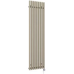 Terma Rolo-Room-E Wall-Mounted Oil-Filled Radiator Brown 1000W 480 x 1800mm