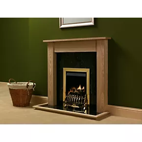 Focal Point Blenheim Brass Rotary Control Inset Gas Multiflue Fire 4 Focal Point Blenheim Brass Rotary Control Inset Gas Multiflue Fire - Image 2