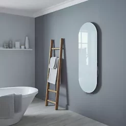 Towelrads Vetro Electric Glass Infrared Designer Radiator 1380 x 500mm White 2388BTU