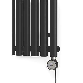 Terma Rolo Wall-Mounted Smart Designer Radiator Heban Black 1000W 8 Terma Rolo Wall-Mounted Smart Designer Radiator Heban Black 1000W - Image 6